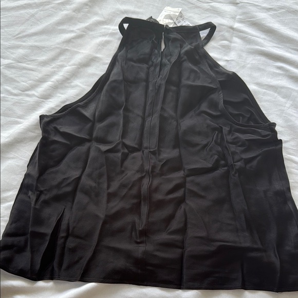 J Crew Collection Amber top in luster crepe Black - Picture 5 of 6